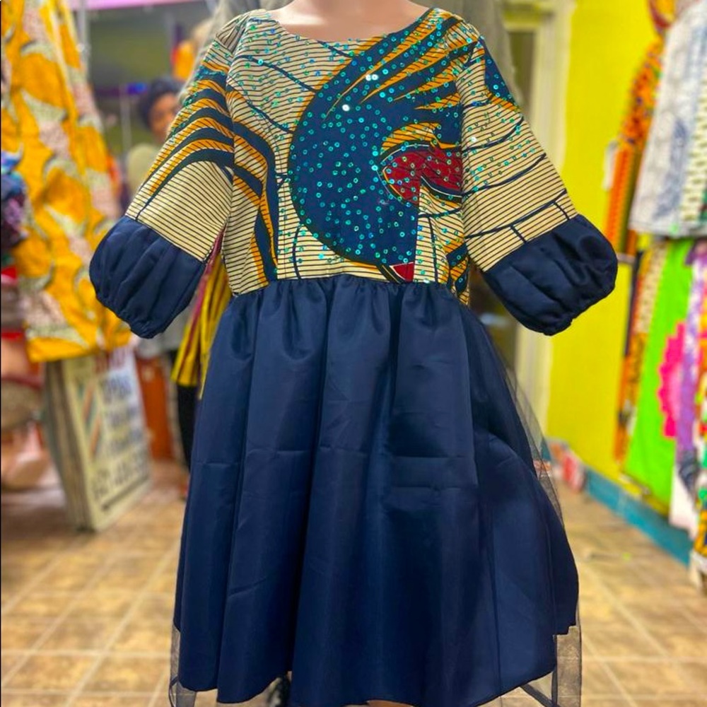 African print dress